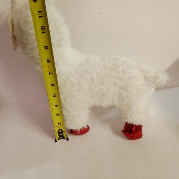 🥰 White Valentine Llama U R A Llama Fun Stuff Plush Animal 💕 NWT - Picture 4 of 4
